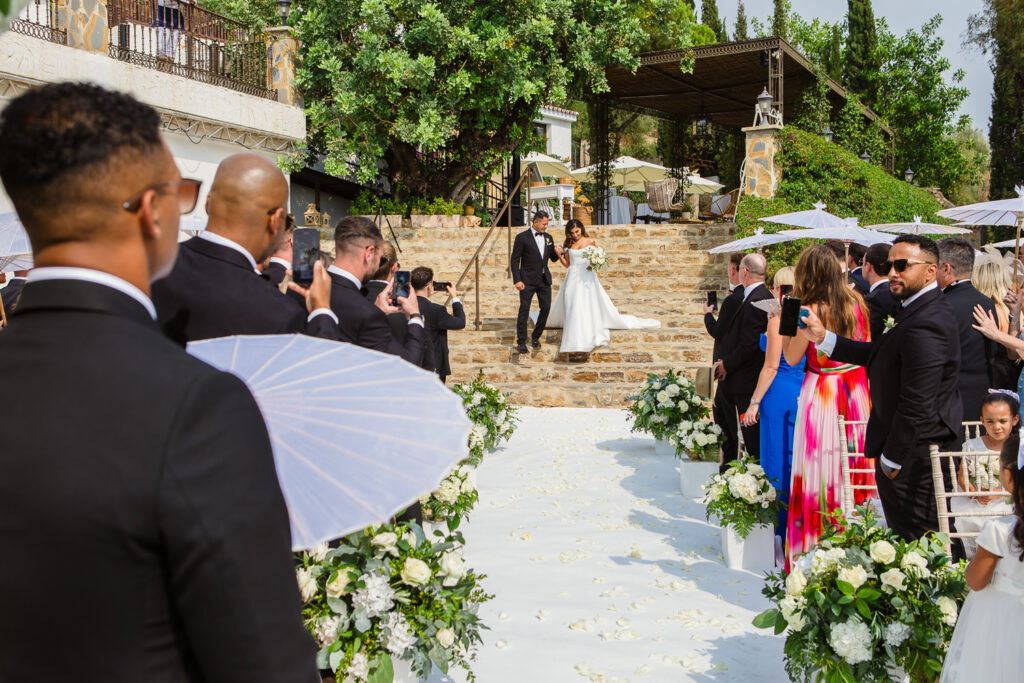 Wedding circle at Casa de La era Marbella