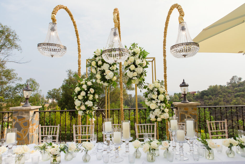 Wedding decorations at Casa de La Era Marbella