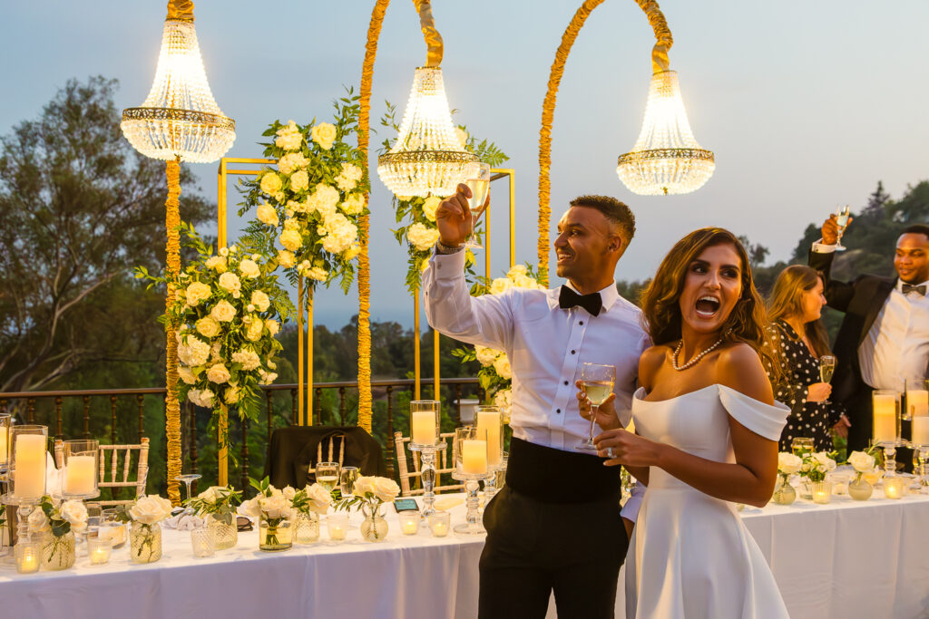 Wedding party at casa de la Era, Marbella