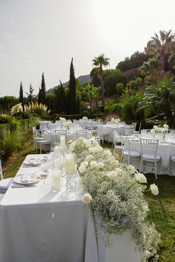 Table setting at Finca Villa Palma