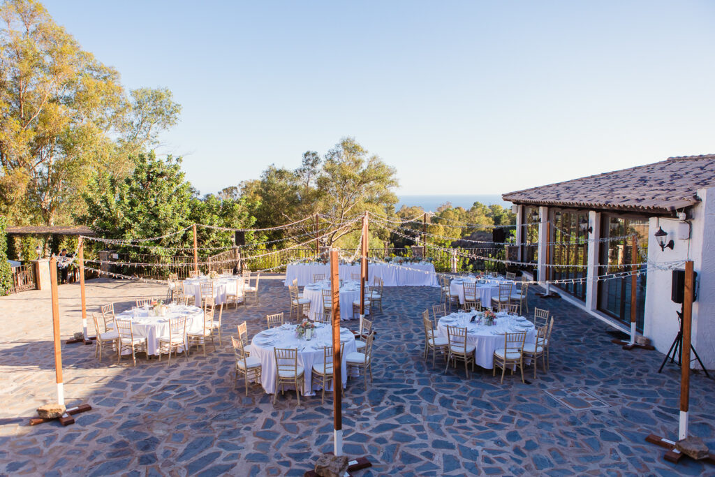 Dinner set up at Casa de la Era Marbella