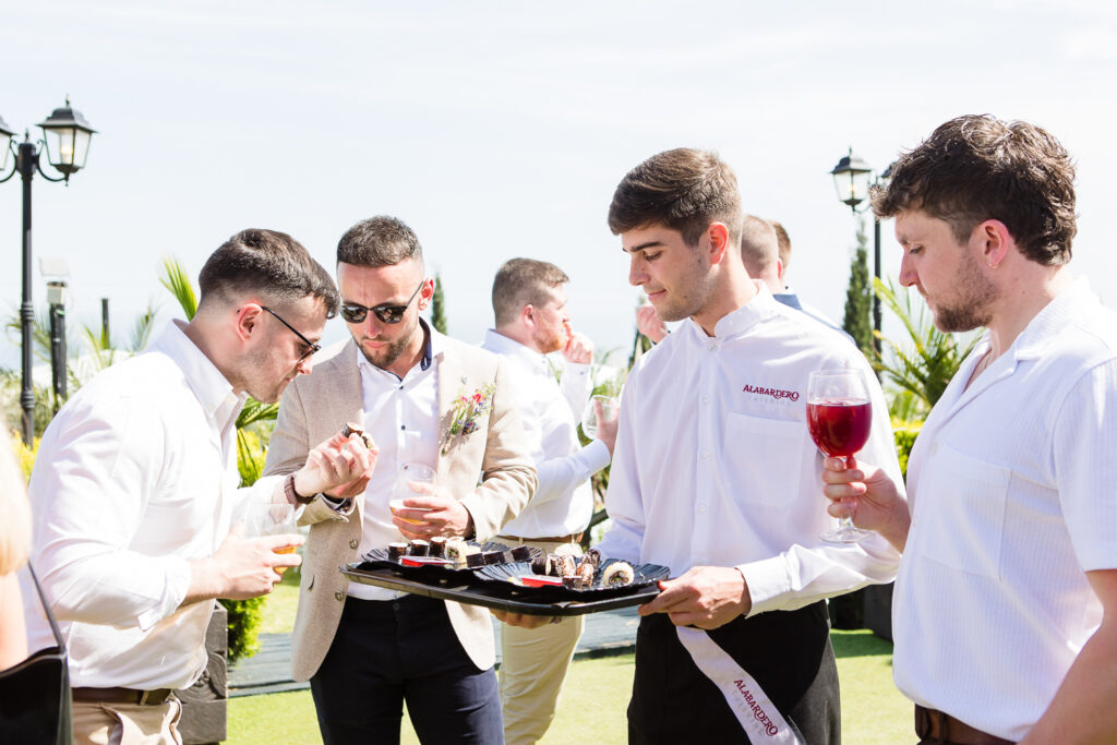 Alabardero catering at Finca Villa Palma