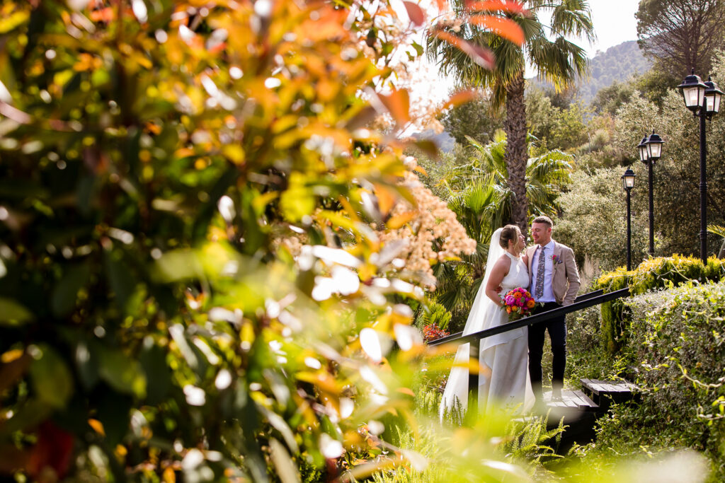 The beautiful gardens of Finca Villa Palma
